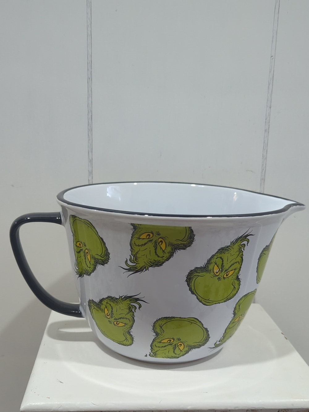 Grinch mixing bowl